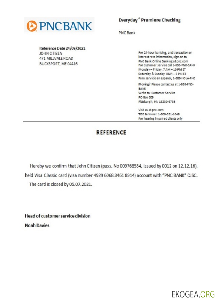 Référence USA , PNC , closure